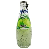 Напиток с семенами базилика со вкусом лайма и мяты Vita Zamzam, Иран, 300 мл
