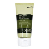 Гель-скраб для лица с экстрактом чайного дерева Tea Tree White Scrub Cleanser Color and Color Dermal, Корея, 150 г