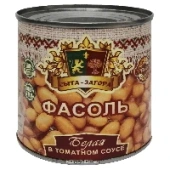 Консервированная белая фасоль в томатном соусе &quot;Сыта-Загора&quot;, 425 мл