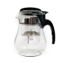 Стеклянный чайник с кнопкой Гунфу «Серебряное кольцо» (кувшин), 1,2 л Стеклянный чайник с кнопкой Гунфу «Серебряное кольцо» (кувшин), 1,2 л