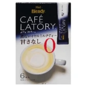 Растворимый черный чай с молоком без сахара Cafe Latory AGF, Япония, 66 г