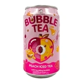 Напиток холодный чай Бабл Ти со вкусом персика Bubble Tea Madam Hong, Тайвань, 320 мл