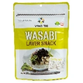 Обжаренные хлопья из морских водорослей со вкусом Васаби Samwon Food, Корея, 20 г.