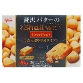 Печенье на сливочном масле с макадамией Shall We? Glico, Япония, 93,6 г.