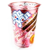 Печенье Yan Yan Topping Strawberry Meiji, Индонезия, 30 г