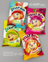 Жевательный мармелад со вкусом киви Джелли Бой Jelly Boy Orion, 66 г