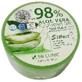 Универсальный увлажняющий гель для лица и тела с алоэ 3W Clinic, Корея, 300 мл