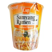 Суп-лапша быстрого приготовления со вкусом курицы Самянг рамен Samyang, Корея, 65 г