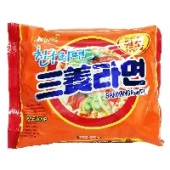 Лапша быстрого приготовления Рамен со вкусом говядины и ветчины Samyang, Корея, 120 г