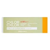 Солнцезащитный крем для жирной кожи «3 в 1» SPF50+ PA++++ Color and Color Dermal, Корея, 50 г