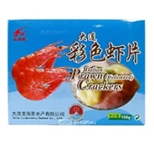 Разноцветные крекеры с креветками Longhaisheng, Китай, 150 г