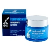 Крем для лица с гиалуроновой кислотой Zenzia Hyaluronic Acid Ampoule Cream Jigott, Корея, 70 мл