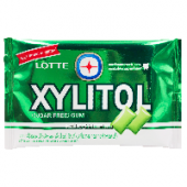 Жевательная резинка Лайм и Мята Xylitol Lime Mint Thai Lotte, Таиланд, 11,6 г