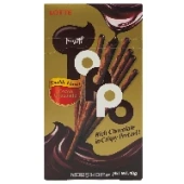 Шоколадные бисквитные палочки с какао-шоколадной начинкой Toppo Thai Lotte, Таиланд, 40 г