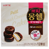 Бисквитные пирожные в шоколаде Petit Fresh Dream Cake Cream Lotte, Корея, 198 г