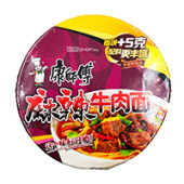 Лапша б/п со вкусом острой говядины с сычуаньским перцем Kangshifu, Китай, 108 г