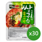 1 кор. Корейская рисовая лапша б/п со вкусом супа Юккедян Baekje, Корея, 92 г х 30 шт.
