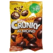 Миндаль в хрустящем шоколаде Crunky Lotte, Япония, 45 г