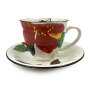 Набор кофейный из 2 предметов Hana Kairo Sazanka Coffee Cup & Saucer, Япония, 9 x 7,5 см