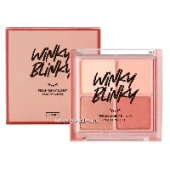Универсальная палетка теней Winky Blinky Pekah (#2 First Love/Карамельный Мокко), Корея
