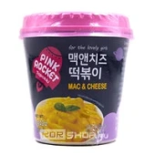 Токпокки со вкусом макарон и сыра Pink Rocket, Корея, 120 г