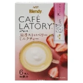 Растворимый чай Клубника со Сливками Cafe Latory AGF, Япония, 66 г