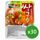 1 кор. Корейская рисовая лапша б/п со вкусом кимчи Baekje, Корея, 92 г х 30 шт.