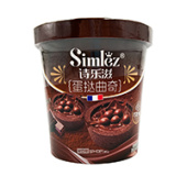 Мини-тарты с хрустящими шариками в шоколадном соусе Simlez, Китай, 80 г