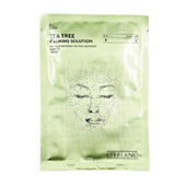 Тканевая маска-сыворотка для лица успокаивающая с экстрактом чайного дерева Teatree Calming Solution Serum Mask Steblanc, Корея, 25 г