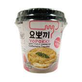 Рисовые клецки токпокки с соусом карбонара (Carbonara Topokki) Yopokki, Корея, 120 г
