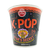 Лапша б/п из маша и картофеля со вкусом говядины острая Mung Bean &amp; Potato Noodle Soup (Spicy Beef Flavor) Ottogi, Корея, 37,8 г