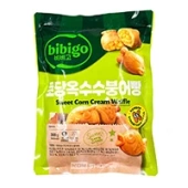 Печенье-вафли рыбки Пуноппан со сладкой кукурузой Bibigo, Корея, 300 г. Срок до 24.10.2025.