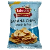 Банановые чипсы с солью Jabsons, Индия, 150 г