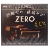 Горький шоколад без сахара Zero Bitter Lotte, Япония, 50 г
