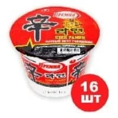 Лапша &quot;Шин Рамён&quot; Премиум (в чашке) Nongshim, 1 кор. (114 г.х16 шт.)