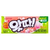 Жевательная резинка со вкусом персика Whatta Big Bubble Gum Lotte, Корея, 23 г. Срок до 13.10.2025.