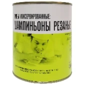 Шампиньоны резанные без уксусной кислоты Asia Fest, Китай, 800 г