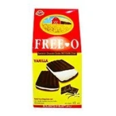 Печенье-сэндвич  шоколадное с ванильным кремом "Free-O" Uni Firms, Таиланд 50 г
