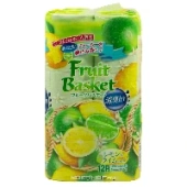 Туалетная бумага с ароматом лимона и лайма Fruit Basket Marutomi (2 слоя), Япония