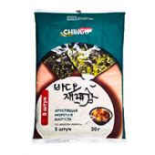Жареная морская капуста «ЧИНГУ» со вкусом кимчи Chingu (5 шт.), Корея, 20 г