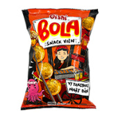 Чипсы-шарики со вкусом такояки BoLa Snack Oishi, Вьетнам, 68 г