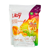Концентрированное средство для стирки в растворимых капсулах Color Liby, Китай, 100 шт.