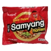 Лапша б/п со вкусом курицы с овощами Spicy Ramen Samyang, Корея, 120 г