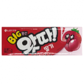 Жевательная резинка со вкусом клубники Whatta Big Lotte, Корея, 23 г