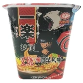 Лапша б/п со вкусом кимчи и свинины Yile Noodles Naruto, Китай, 90 г