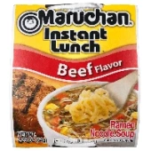 Лапша б/п со вкусом говядины Instant Lunch Maruchan, США, 64 г