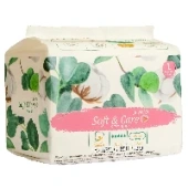 Женские гигиенические ультрамягкие прокладки Soft & Care La Miso (L), Корея