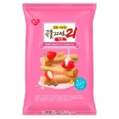 Трубочки «21 злак» с клубникой Kemy, Корея, 50 г