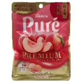 Жевательный мармелад со вкусом персика Pure Kanro, Япония, 54 г