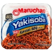 Лапша б/п со вкусом корейского барбекю Yakisoba Maruchan, США, 116,9 г